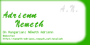 adrienn nemeth business card